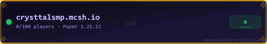 crystalSMP banner