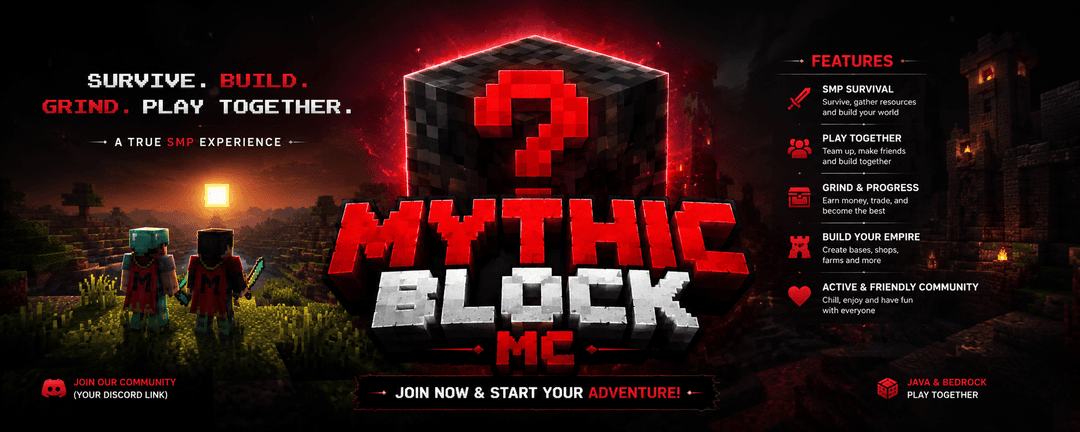 Mythick Block MC banner