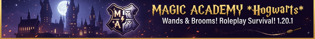 Magic Academy *Hogwarts* banner